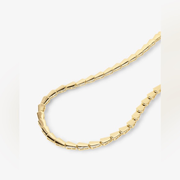 Melinda Maria Mama Serpent 18inch Gold Necklace never worn - Picture 2 of 4